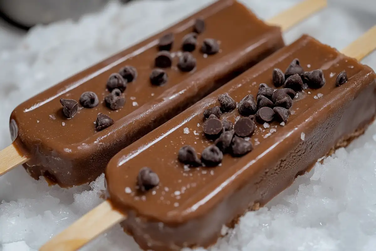 Homemade Eskimo Pie Popsicle